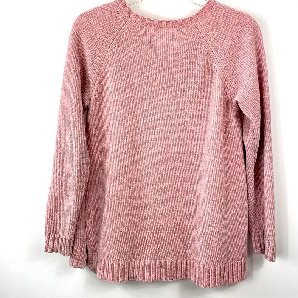 Justice Pink Embezzled Eiffel Tower‎ Sweater